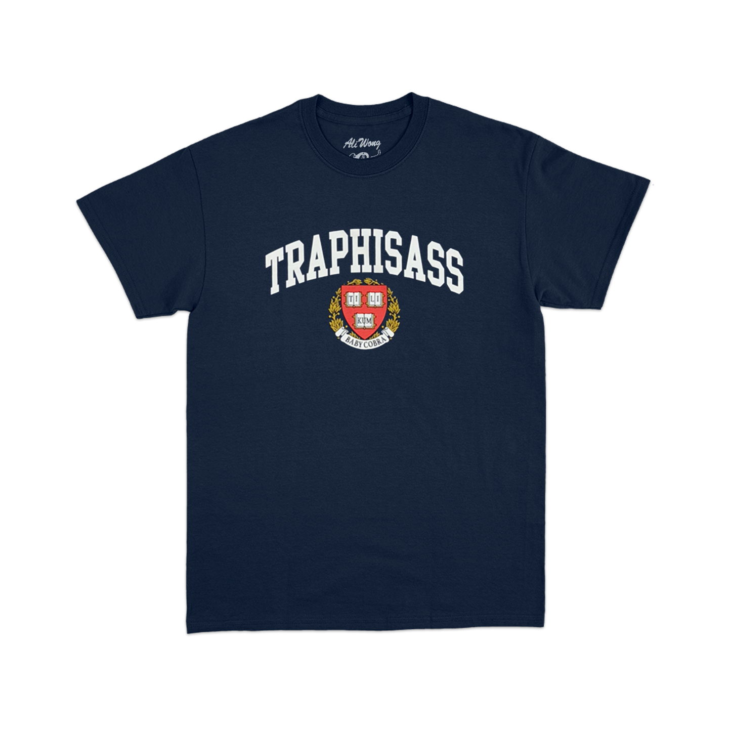 Trap His Ass Navy Tee