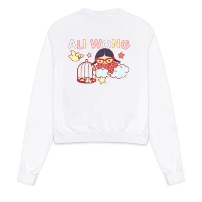 Dirty Birdcage White Crewneck