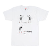Lie Down White Tee