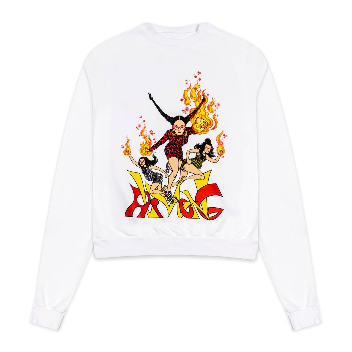 Trilogy White Crewneck